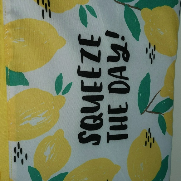 Pure Honey Squeeze the Day Lemon Theme Cooler Tote New - Picture 2 of 11